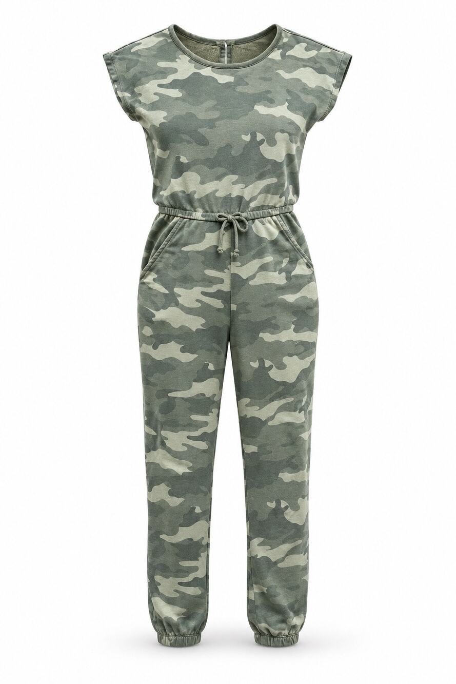 Girls Old Navy Camo Jogger Jumpsuit EUC